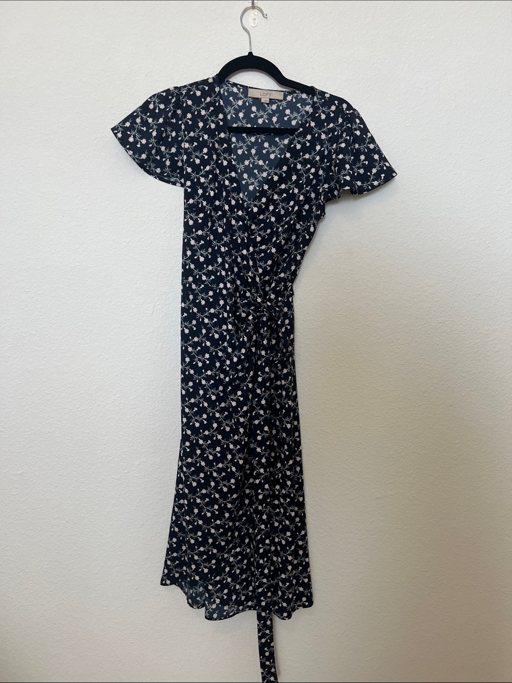LOFT Floral Wrap Dress